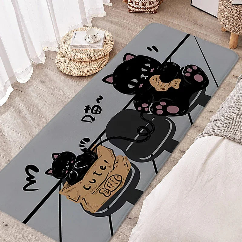Tejesa  Cat Pattern Children's Room Carpet /Anti Slip Bathroom Mat/ Doormat Entrance Door Home Decoration