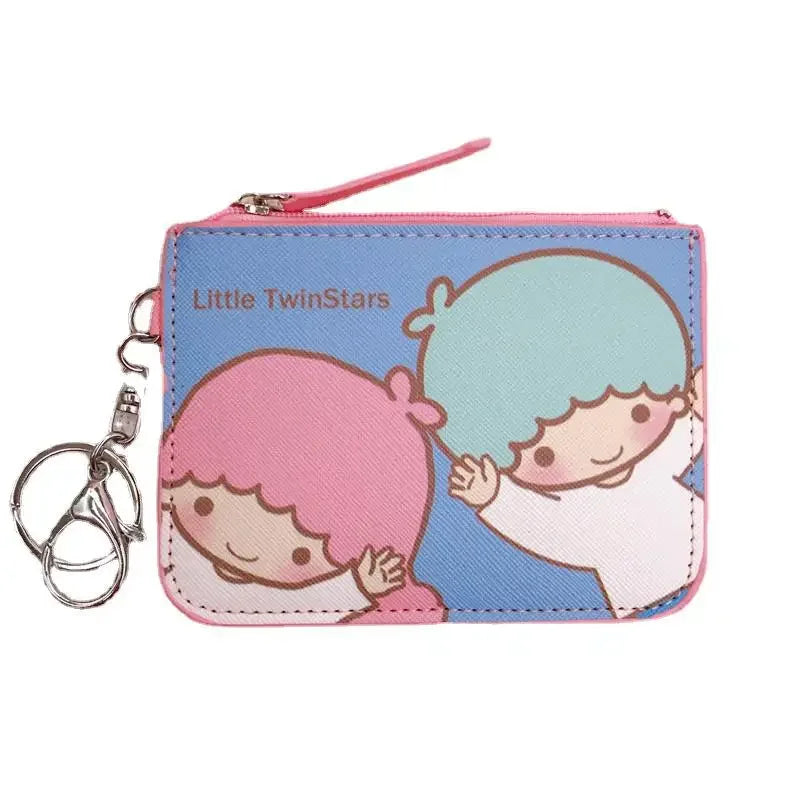 Hello Kitty Kawaii Coin Purses Sanrio Card Holders Melody Kids Purses and Handbags Little Twin Stars Wholesale Purses Mini Purse