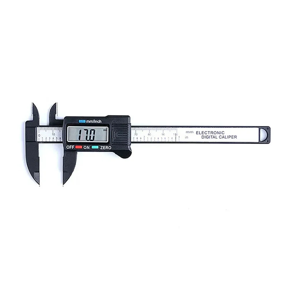 Tejesa 150mm 100mm Electronic Digital Caliper Carbon Fiber Dial Vernier Caliper Gauge Micrometer Measuring Tool Digital Ruler