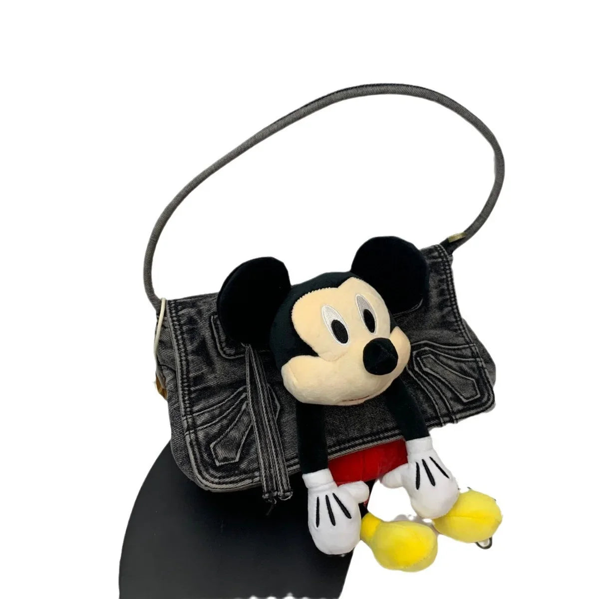 Disney Purses and Handbags Mickey Dolls Shoulder Bag High-capacity Crossbody Bags for Women Cute Cases Korean Fashionable Pouch