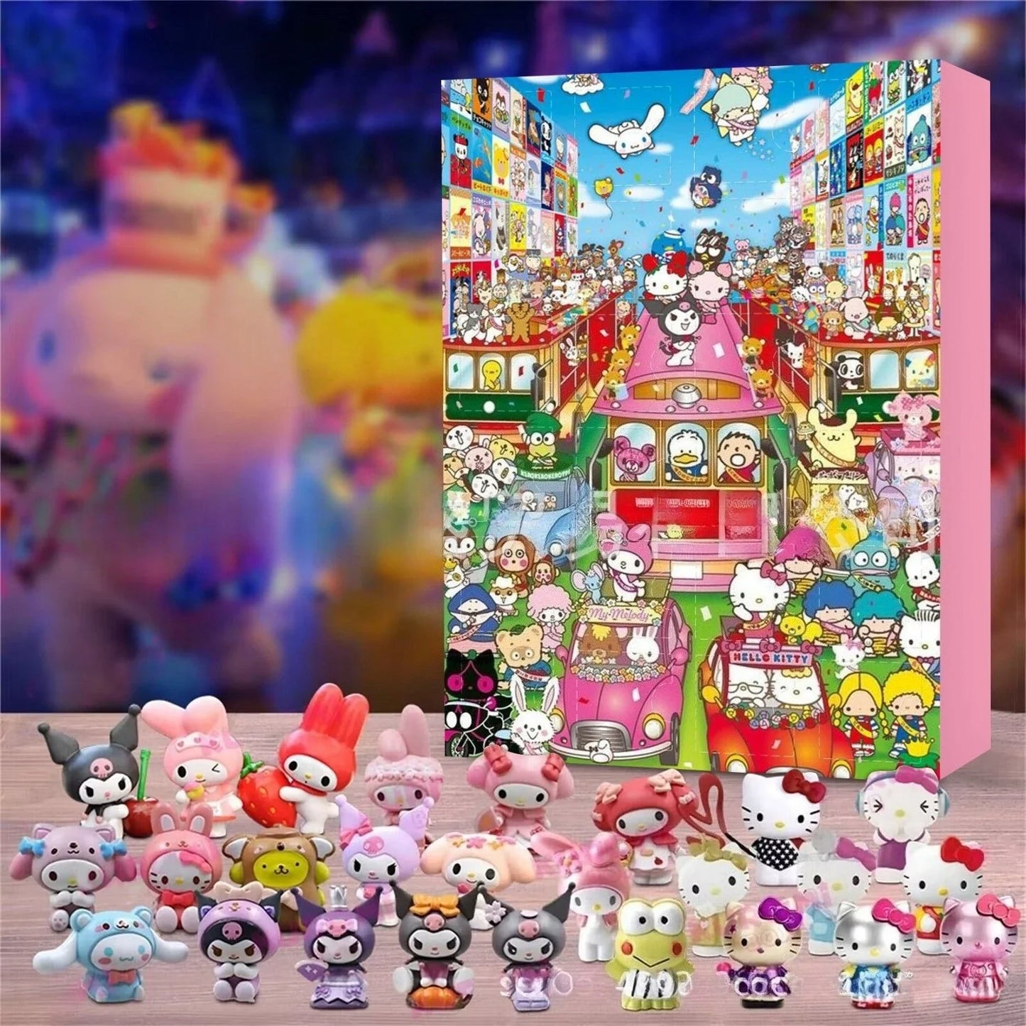 Tejesa Advent Calendar Cartoon Doll Christmas Decorative Gifts New Year 24 Days Countdown Surprise Blind Box