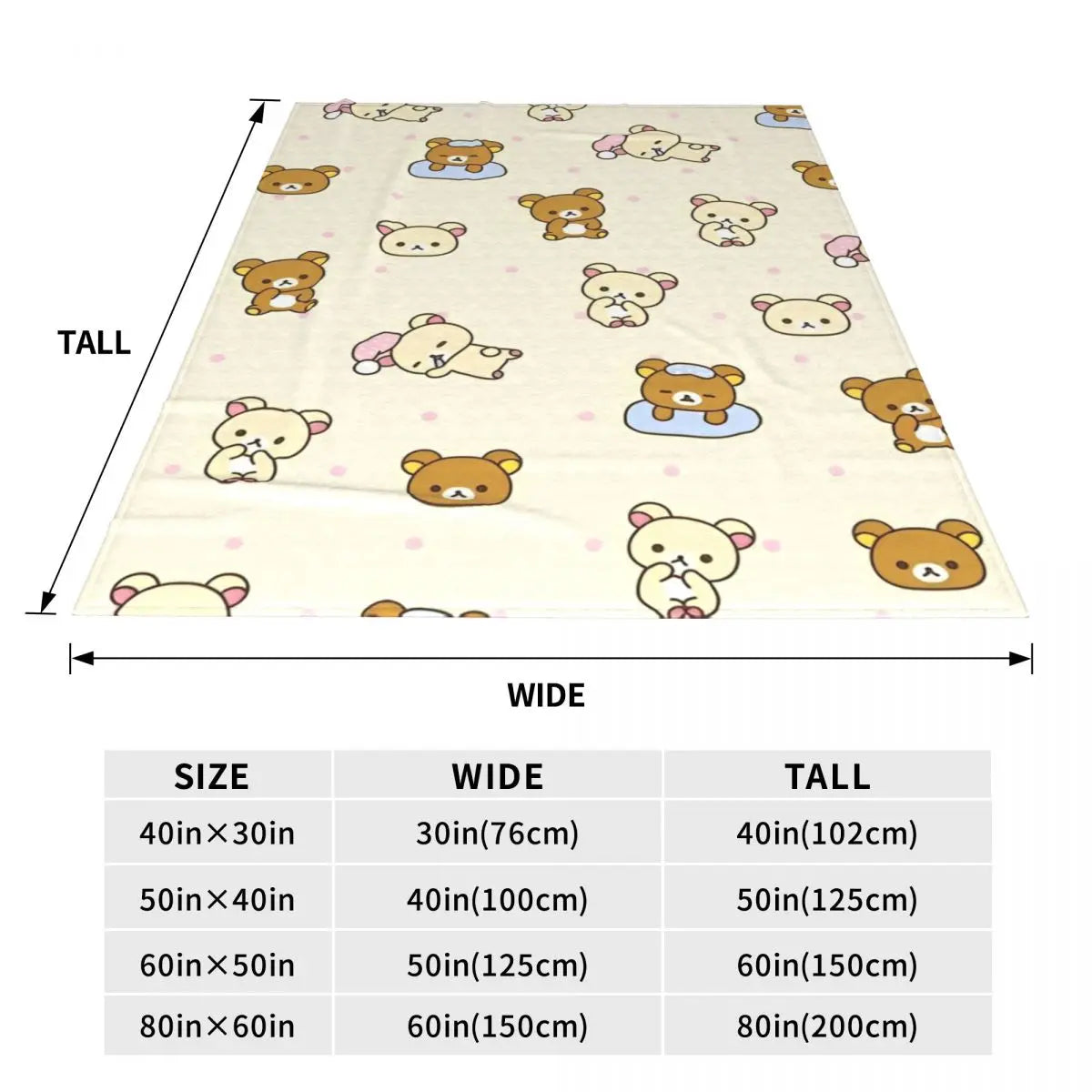 Hemasa Cartoon Flannel Blanket  /Throw  for Home Decor /Airplane/ Travel/Bedspread Sofa Bed Cover