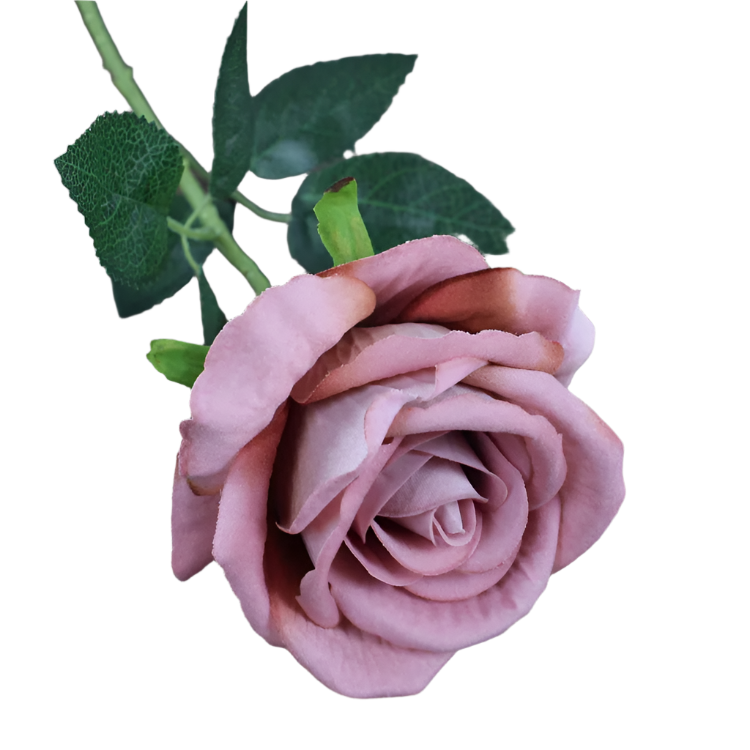 Hemasa 10Pcs Artificial Velvet Rose Flower Branch Wedding Decor Party Scence Layout Bride Holding Flowers Home Decoration Rose Flowers