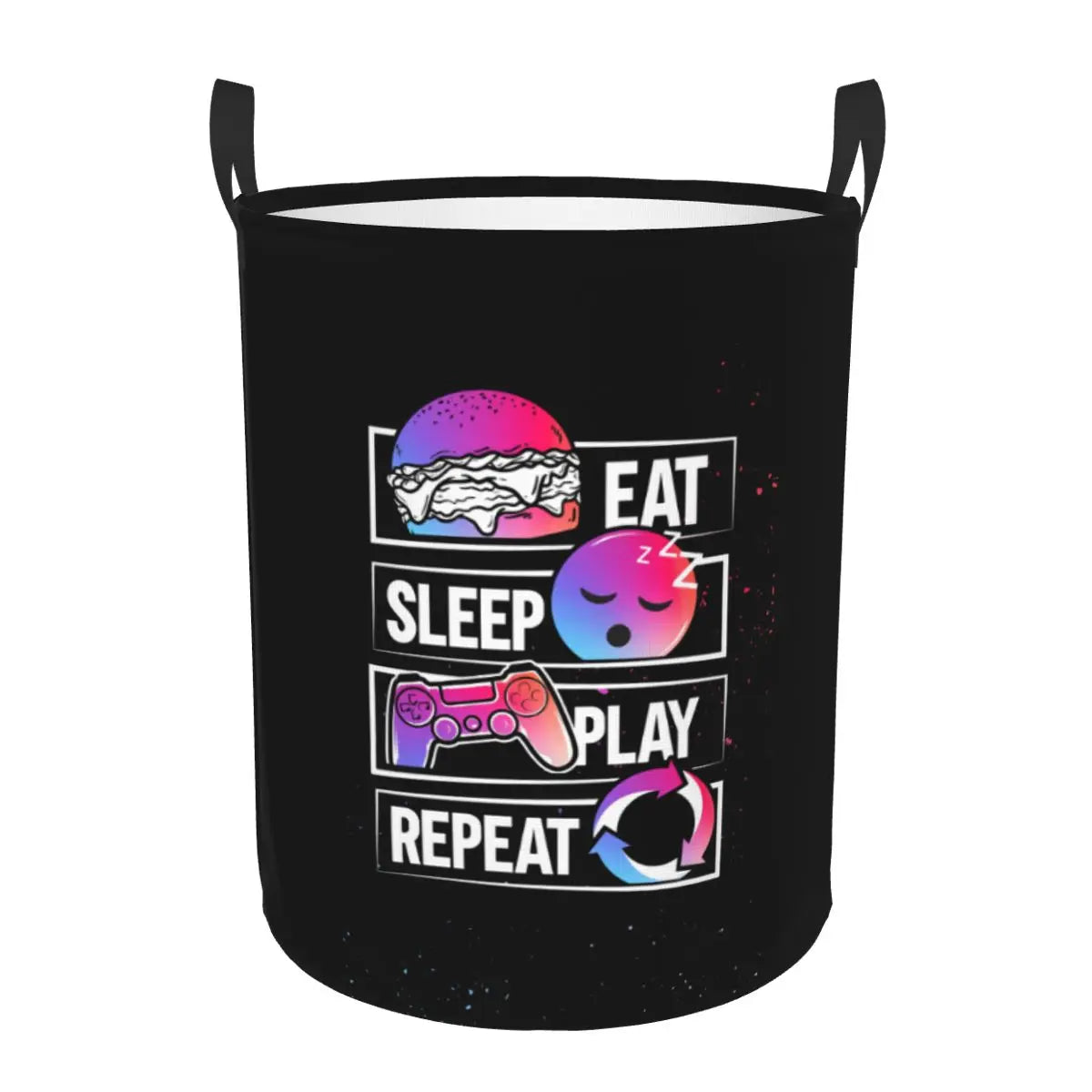 Hemasa Gamer Gaming Controller Laundry Large Clothes Storage Basket
