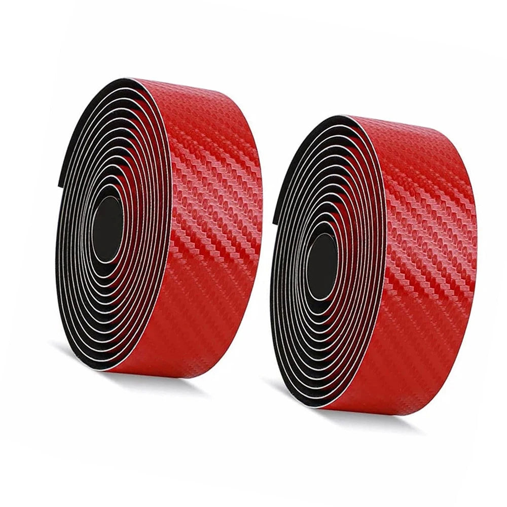 Tejesa Bike Handlebar Tape PU+EVA Leather Anti-slip Shockproof Bar Wraps Fixing Straps Road Cycling Handlebar Tapes Bicycle Accessories