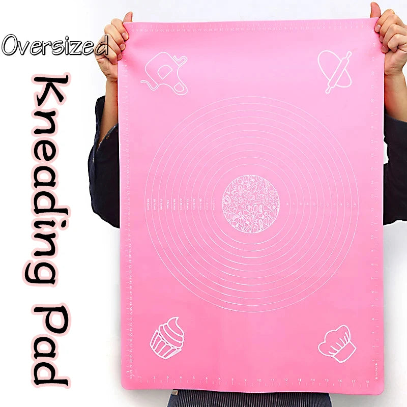 Tejesa 70/64/40Cm Silicone Kneading Dough Mat / Nonstick Cookie Cake Baking Mat /Fondant Pizza Biscuit Rolling Pad