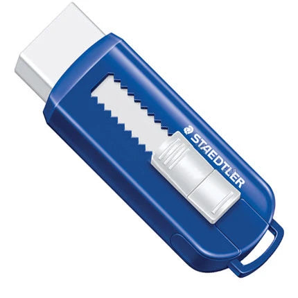 STAEDTLER Eraser 525 Telescopic Pushable Eraser Professional Drawing Design Safety and Environmental School Office Stationery