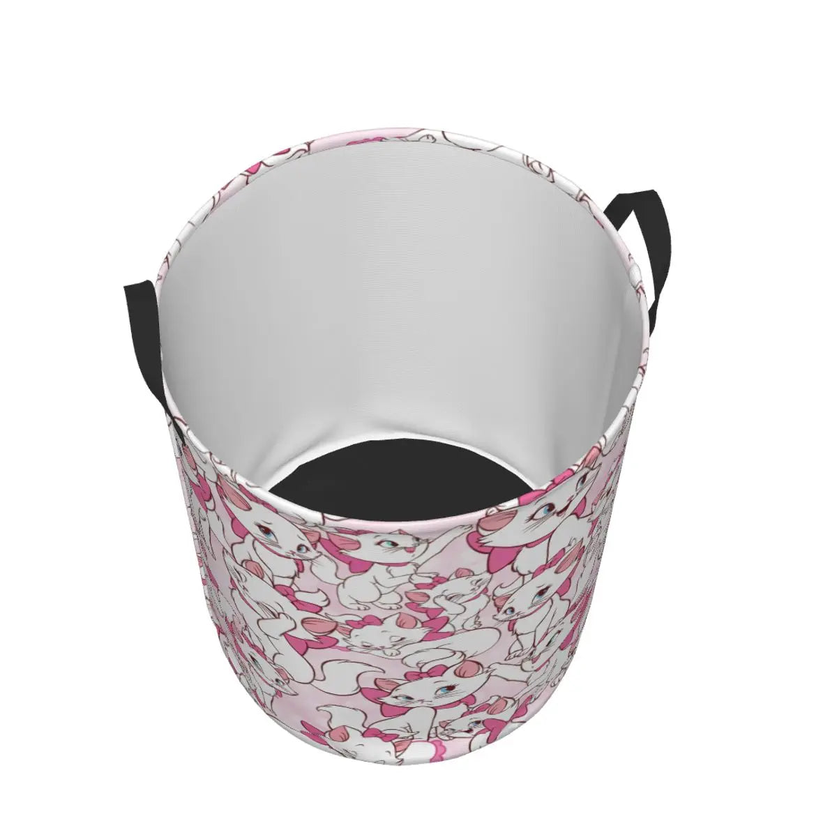 Hemasa Cats   On Pink Laundry Foldable Basket  for Toys / Clothes Hamper Storage Bin for Kids Nursery