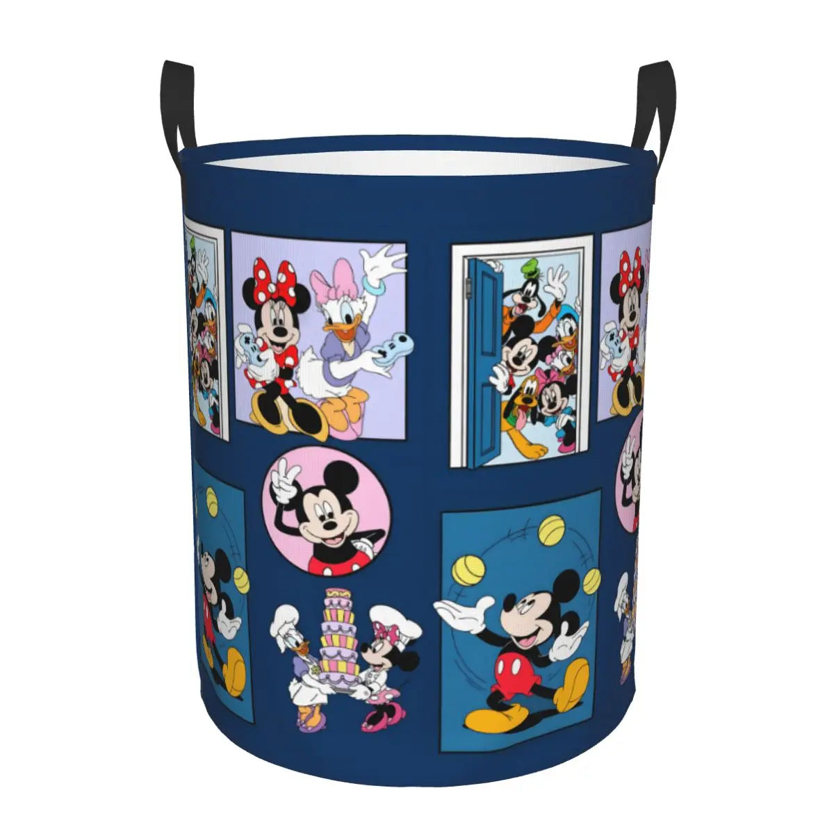 Tejesa Laundry Basket Foldable Clothes Hamper for Nursery Kids Toys Storage Bin