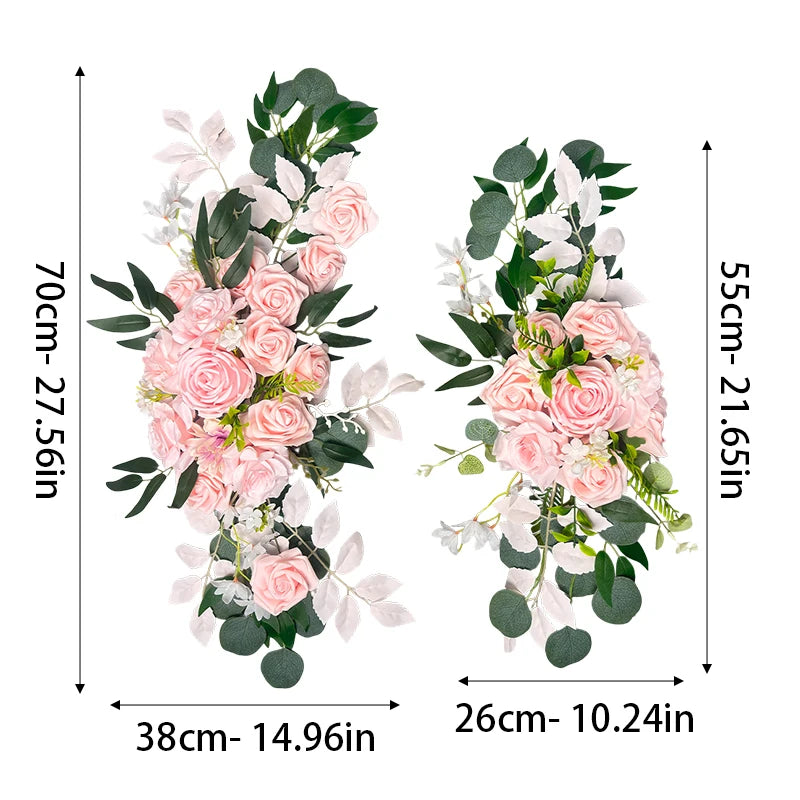 Tejesa Wedding Artificial Flower Arch for Home Party Decoration, Wedding Hotel and Auditorium Arrangement