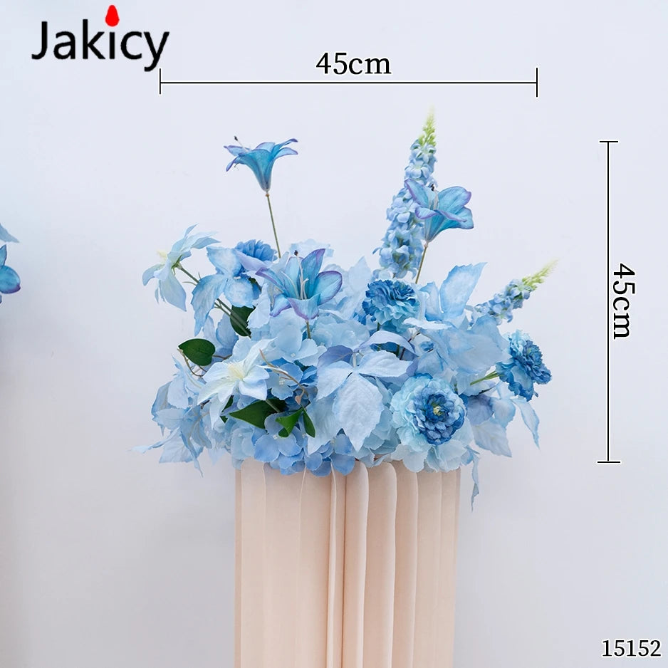 Wedding Decoration Hanging Flower Row Background Arch Decor Artificial Flowers Road Lead Flower Ball Floral Backdrop Arrangement
