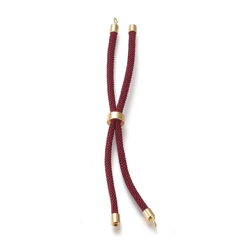 Tejesa 10Pcs Nylon Twisted Cord Bracelet /Adjustable Bracelets for women/Girls