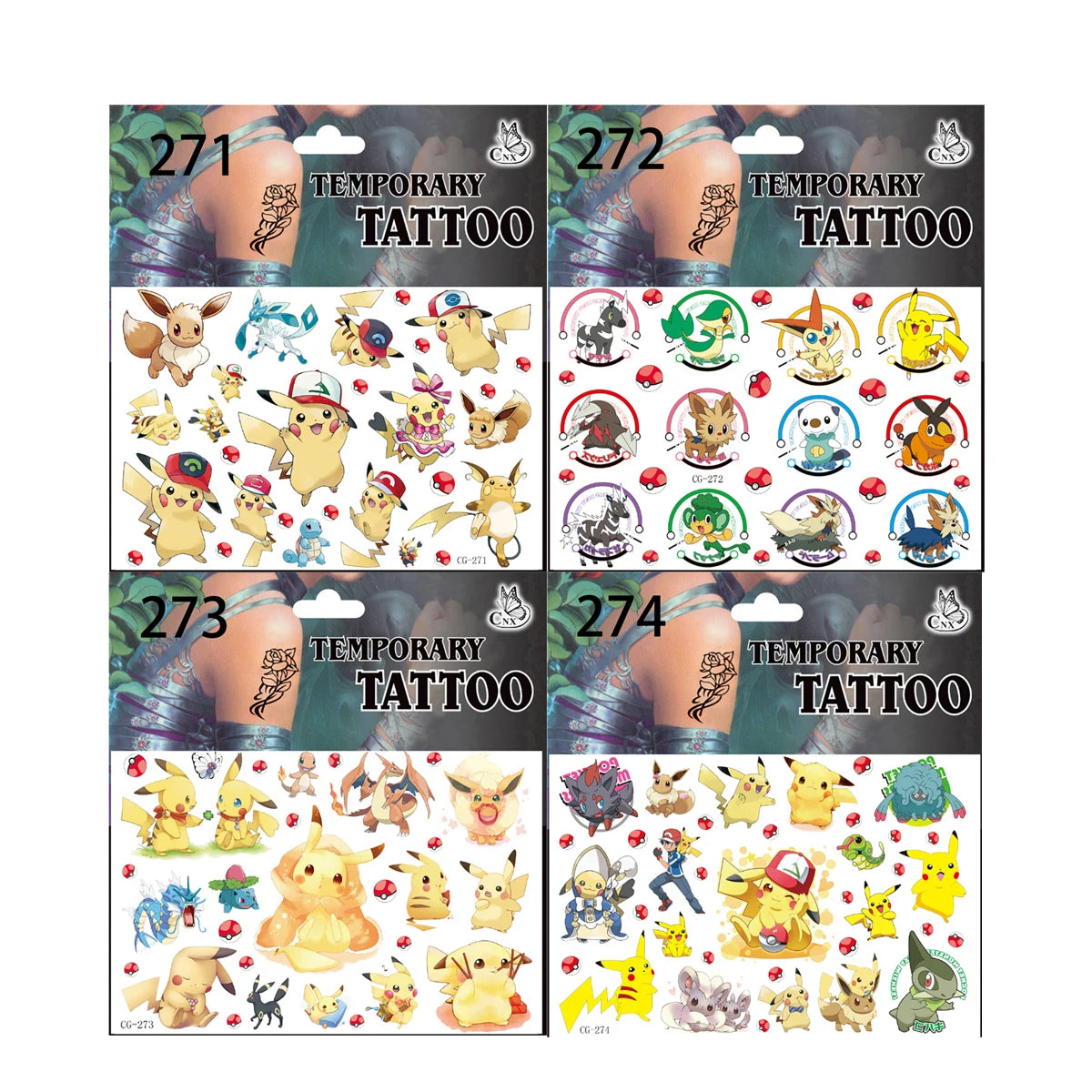 Pokemon Pikachu Birthday Party Favors Gifts Slap Bracelets Stamps Tattoos Stickers Kids Goodie Bag Fillers Party Supplies Decora