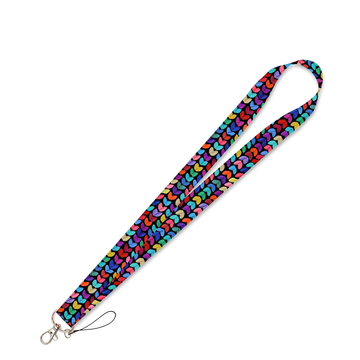 Tejesa 2pcs Beautiful Lanyard Keys Chain Badge Holder ID Credit Card Pass Hang Rope Lariat Mobile Phone Charm Accessories Gifts Wholesale