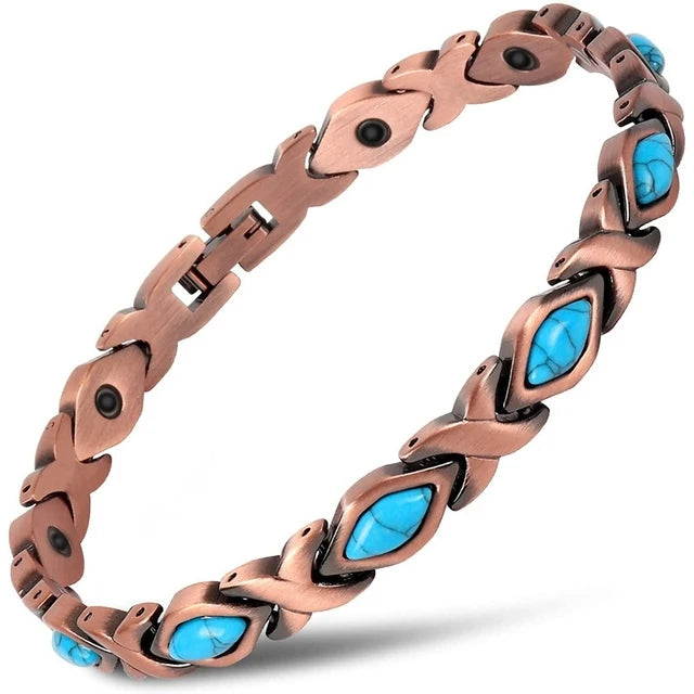 Hemasa  Stainless Steel Elastic Magnetic Bracelets For Women