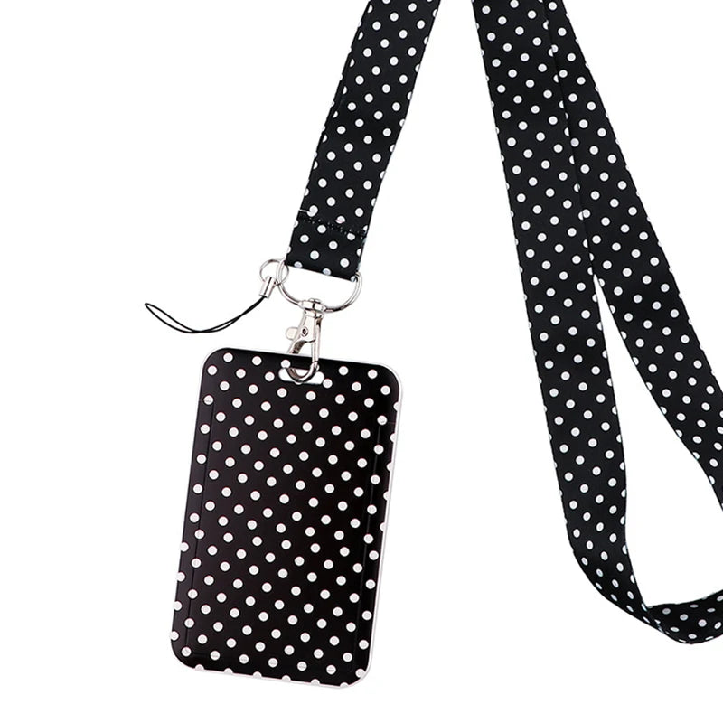 Tejesa Butterfly Lanyard Business Credit Card Holder Neck Strap Keychain Hang Rope ID Badge Holder Lariat Lasso