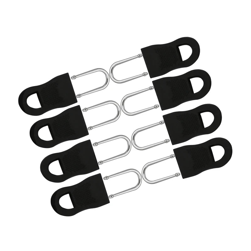 Zipper Slider Replacement Zipper Puller Tag Fixer Repair Kit Zipper for Sewing Clothes Travel Bag Suitcase Clothes Tent Backpack