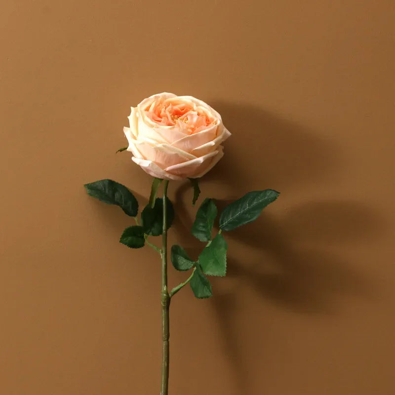 5Pc Moisturizing Rose Artificial Flowers Real Touch Rose Bridal Bridesmaid Bouquet Wedding Decor Flowers Party Home Decor Floral
