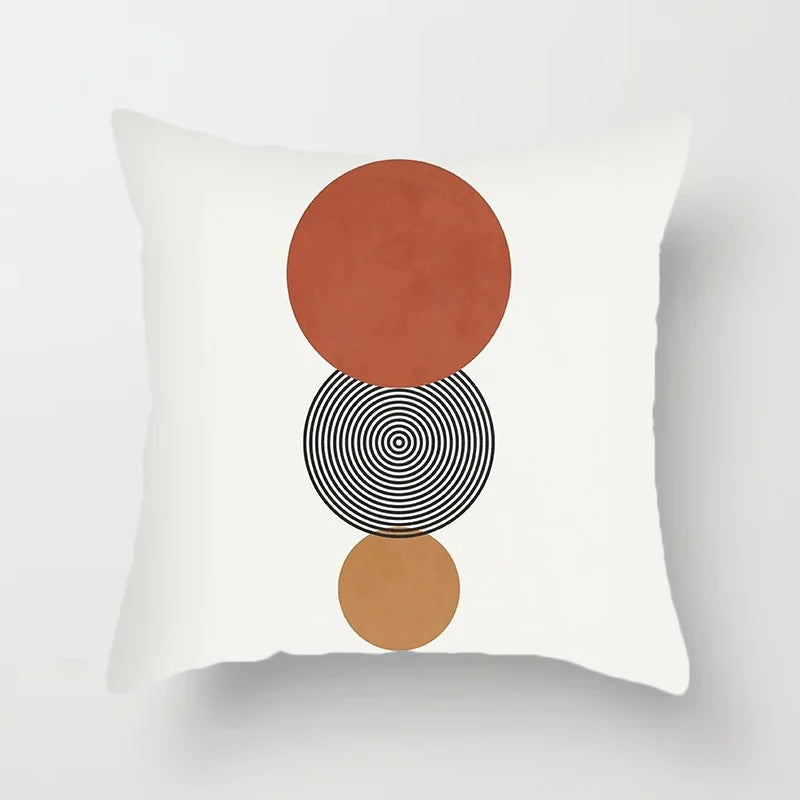 Hemasa Abstract Geometric Decorative Pillowcase Sofa Cushion Cover Soft Throw   Home Office Bedroom