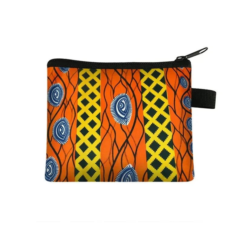 Tejesa Geometric Design Portable Card Bag Coin Key Storage Bags Hand Bag Small Square Bag Coin Purse Pochette Sac Billetera Wallet
