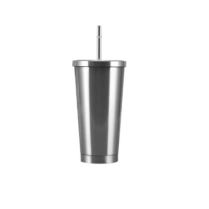 Hemasa New Vacuum Insulated Mug Stainless Steel Thermos Cup Car Coffee Drinking Cup With Straw