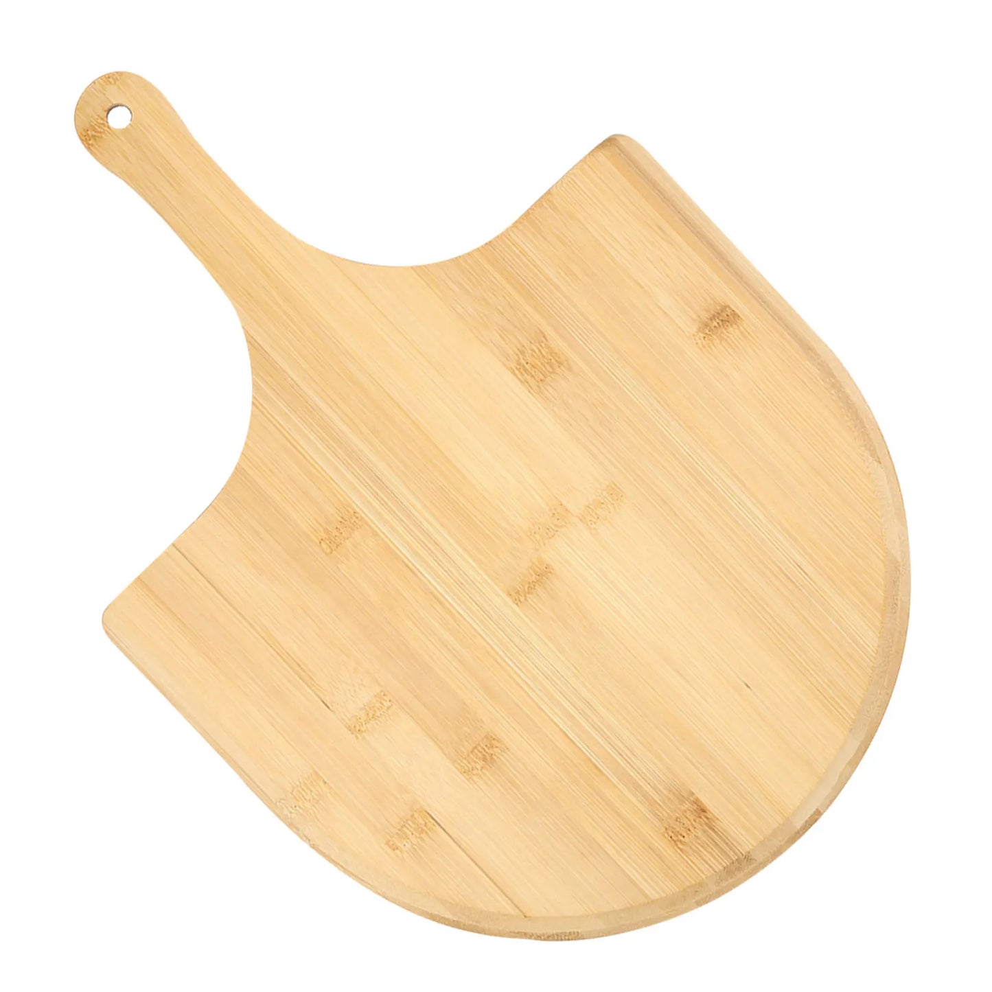 Tejesa 2/1Pc Pizza Peel Bamboo Pizza Spatula with Handle Cutting Board Pizza Tray Shovel for Baking Bread Cuting Fruit Vegetable Chees