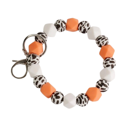 Hemasa   Silicone Beads Keychain Wristlet