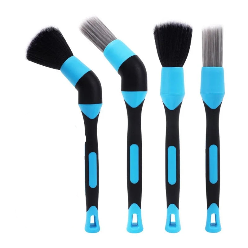 Tejesa Car Tyre Clean Brush Air Conditioner Air Outlet Cleaning Brushes Elbow Sweeping Tools Car Interior Detail Cleaning Brush
