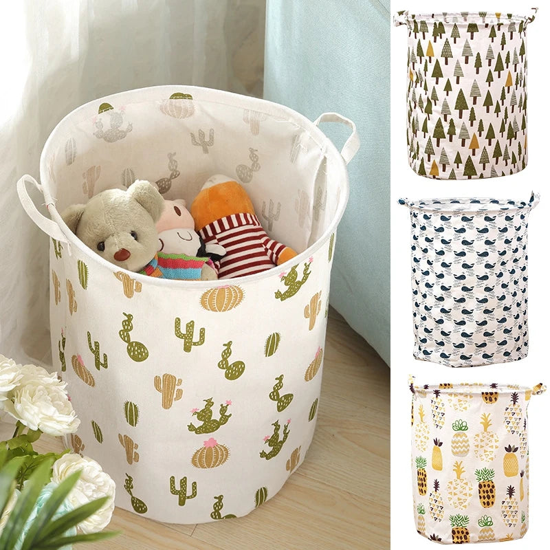 Foldable Laundry Basket Dirty Clothes Laundry Hamper Toy Storage Organizer Bucket Large Capacity Baskets Japanese Laundry Bag