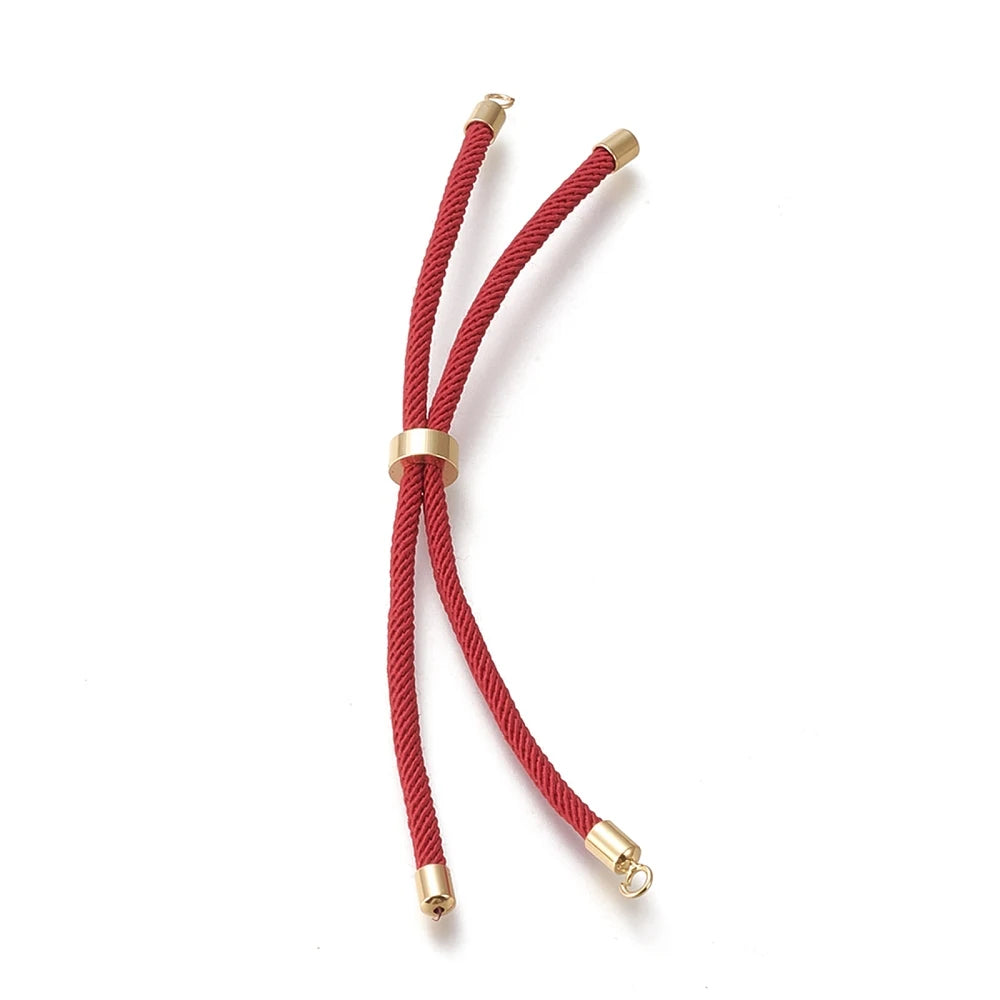 Tejesa 10Pcs Nylon Twisted Cord Bracelet /Adjustable Bracelets for women/Girls
