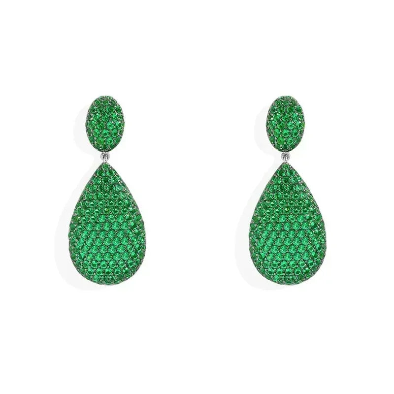 Tejesa 925 Silver December 2023 New Magenta Green Purple Diamond Earrings Necklace Bracelet Ring For Women Luxury Designer Jewelry
