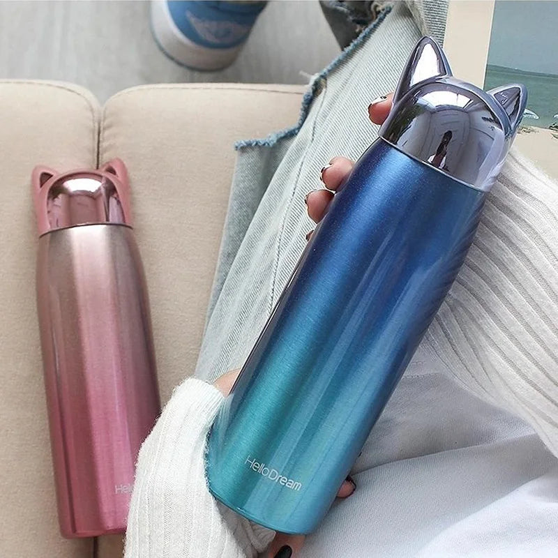 Hemasa 300ml  Steel Water Bottle /Small Coffee Thermos Cup With Lid