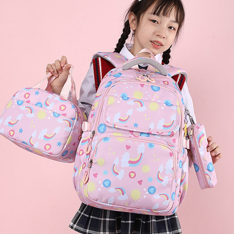 3 In 1 Kids  School Backpack Small Student Book Bag with Lunch Bag ＆ Pencil Case