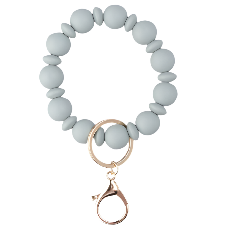 Hemasa  Silicone Beads Bracelet Key Ring for  Birthday Gift/Gift