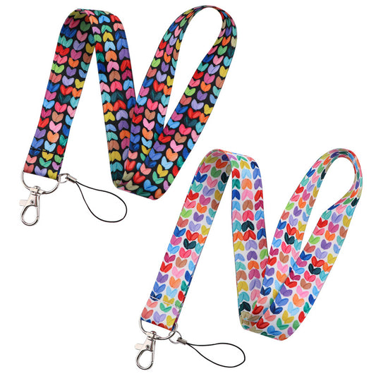 1pc Heart Series Lanyard