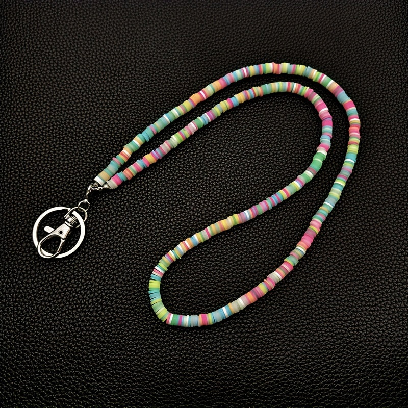 Hemasa  Phone Lanyard Soft Clay Keychain Bag Backpack Car Charm