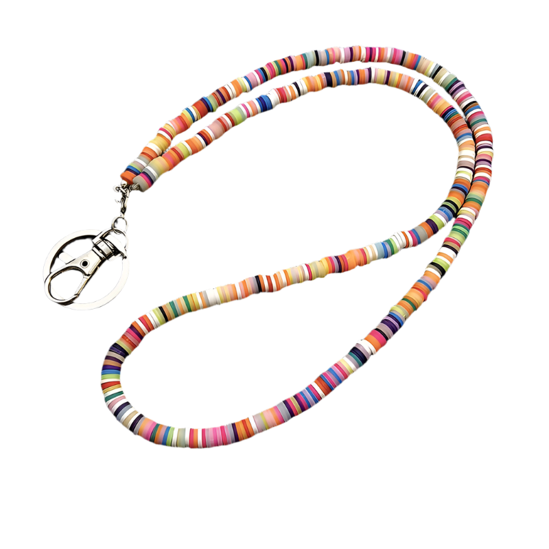 Hemasa  Phone Lanyard Soft Clay Keychain Bag Backpack Car Charm