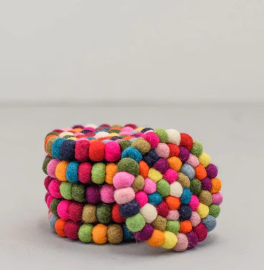 Rainbow Tea Coasters Coasters