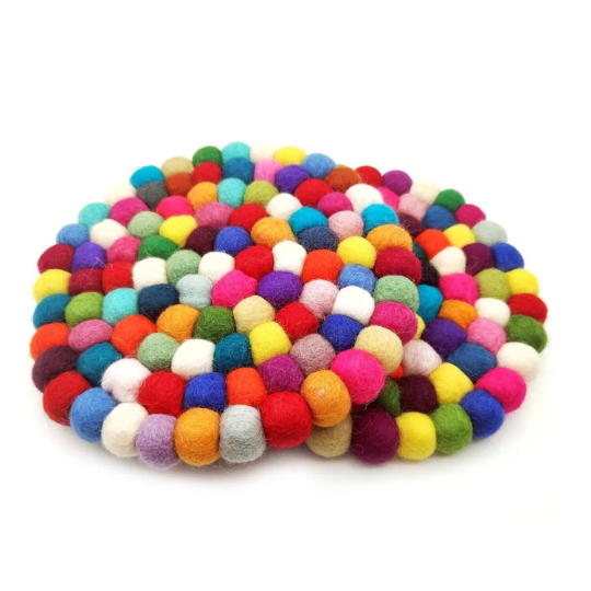 Rainbow Tea Coasters Coasters