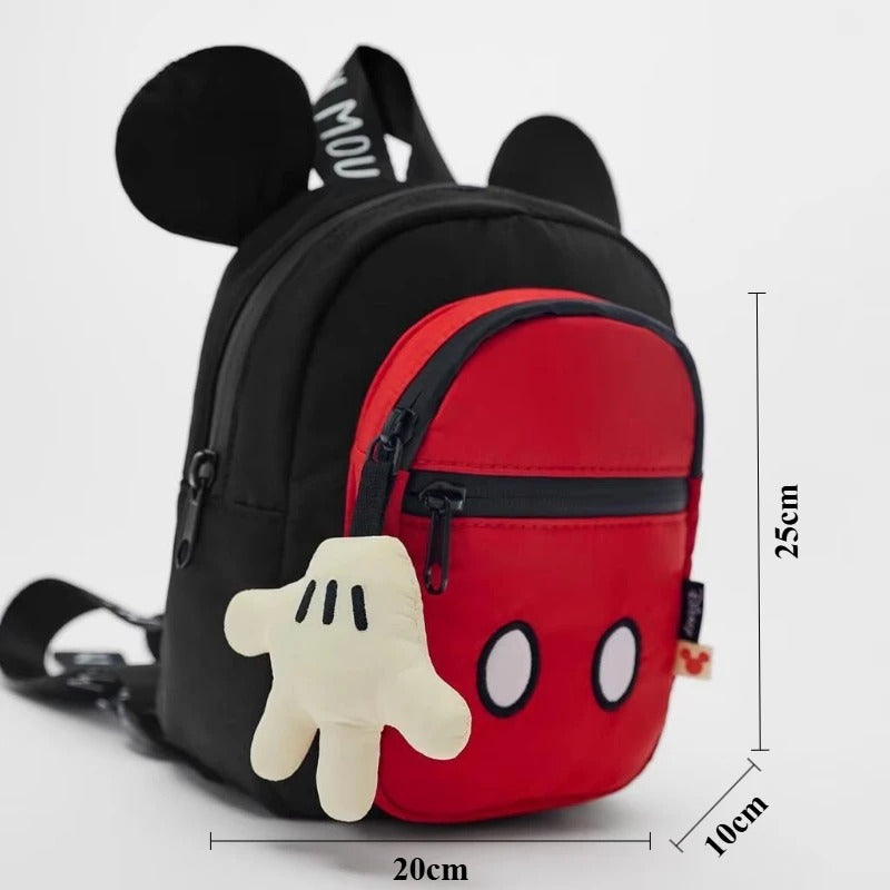Hemasa Girls Backpacks Mickey Mouse Kawaii Bags Print Sequin Travel Storage Fashionable Schoolbags Kindergarten Mini Backpack