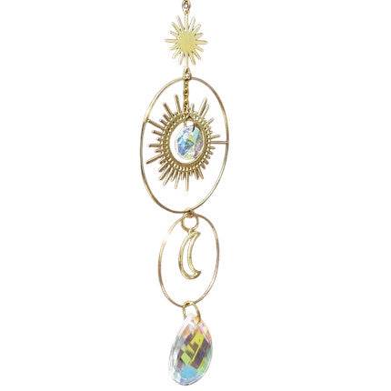 Hemasa Crystal Suncatcher Garden Decor Suncatchers for Window Hanging Decoration Rainbow Prism Crystal Ornament