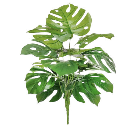 Tejesa 60-103cm Artificial Monstera deliciosa Pothos Alocasia Leaf Fake Plant Ornamental Festive Home Office Decoration