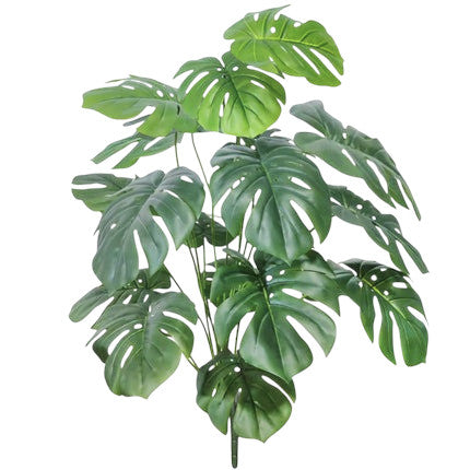 Tejesa 60-103cm Artificial Monstera deliciosa Pothos Alocasia Leaf Fake Plant Ornamental Festive Home Office Decoration