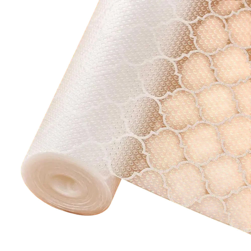 Tejesa 30x100CM Reusable Transparent Drawer Liners Washable Kitchen Cabinet Dustproof Mat Refrigerator Non-Slip Liners Mats