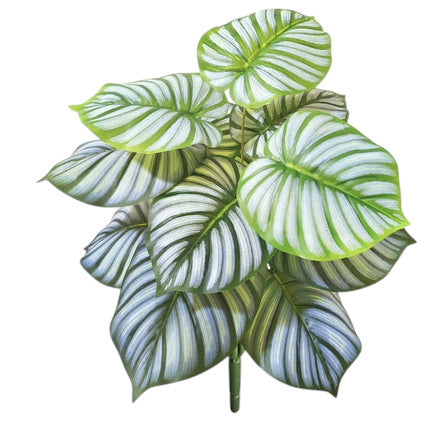 Tejesa 60-103cm Artificial Monstera deliciosa Pothos Alocasia Leaf Fake Plant Ornamental Festive Home Office Decoration