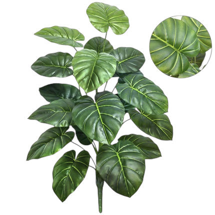 Tejesa 60-103cm Artificial Monstera deliciosa Pothos Alocasia Leaf Fake Plant Ornamental Festive Home Office Decoration