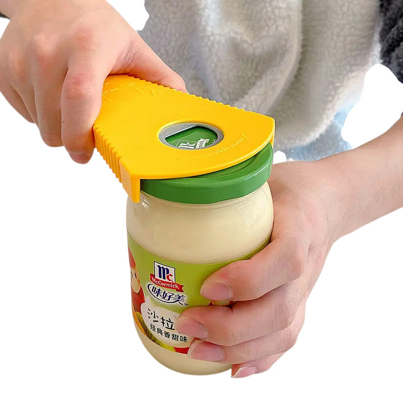 Hemasa Can Opener Multifunctional Bottle Opener Jar Opener for Beer Coke Jam Beverage