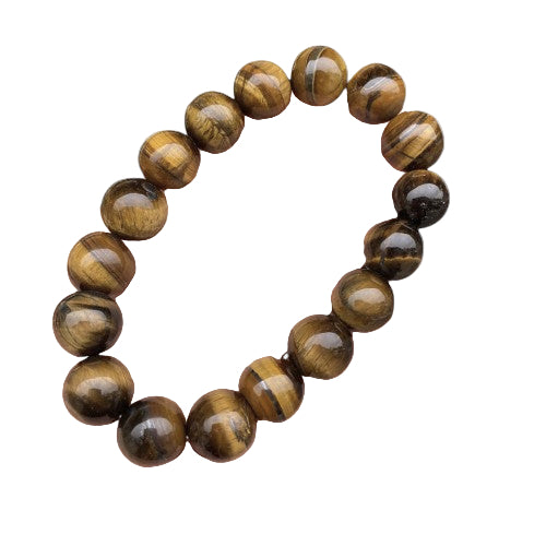 Hemasa Natural Stone  Tiger Eye Beads  Bracelet  in different Sizes