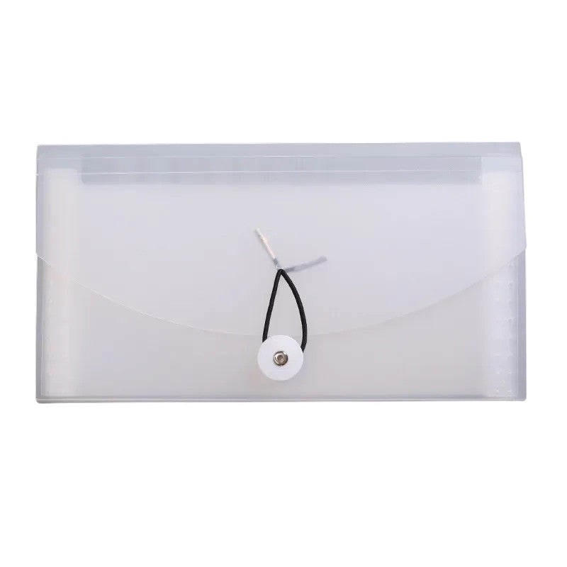 Hemasa PP File Folder Document Bag Receipt File Expanding Wallet Bill Folder 13 Pockets Card Ticket Holder Organizer Office Supplies
