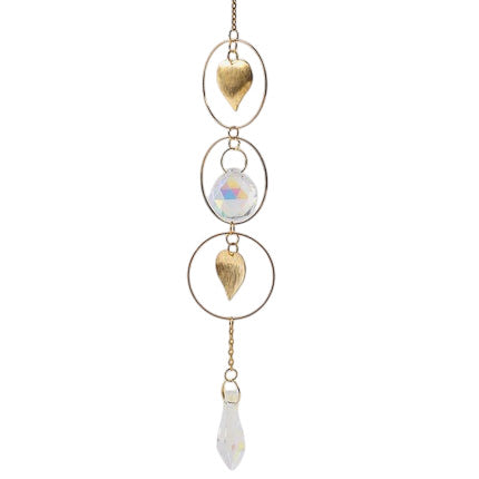 Hemasa Crystal Suncatcher Garden Decor Suncatchers for Window Hanging Decoration Rainbow Prism Crystal Ornament